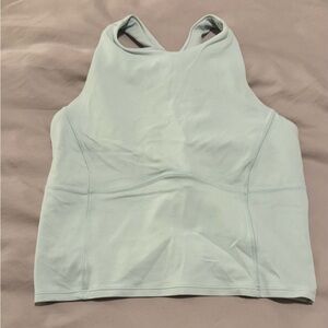 Lululemon Aqua high neck crop top